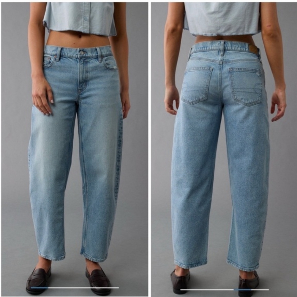 American Eagle Outfitters Light Blue Boyfriend Jeans